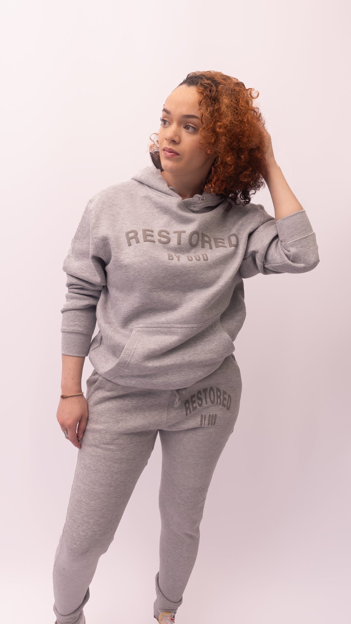 Unisex grey gray  premium urban oversized hoodie