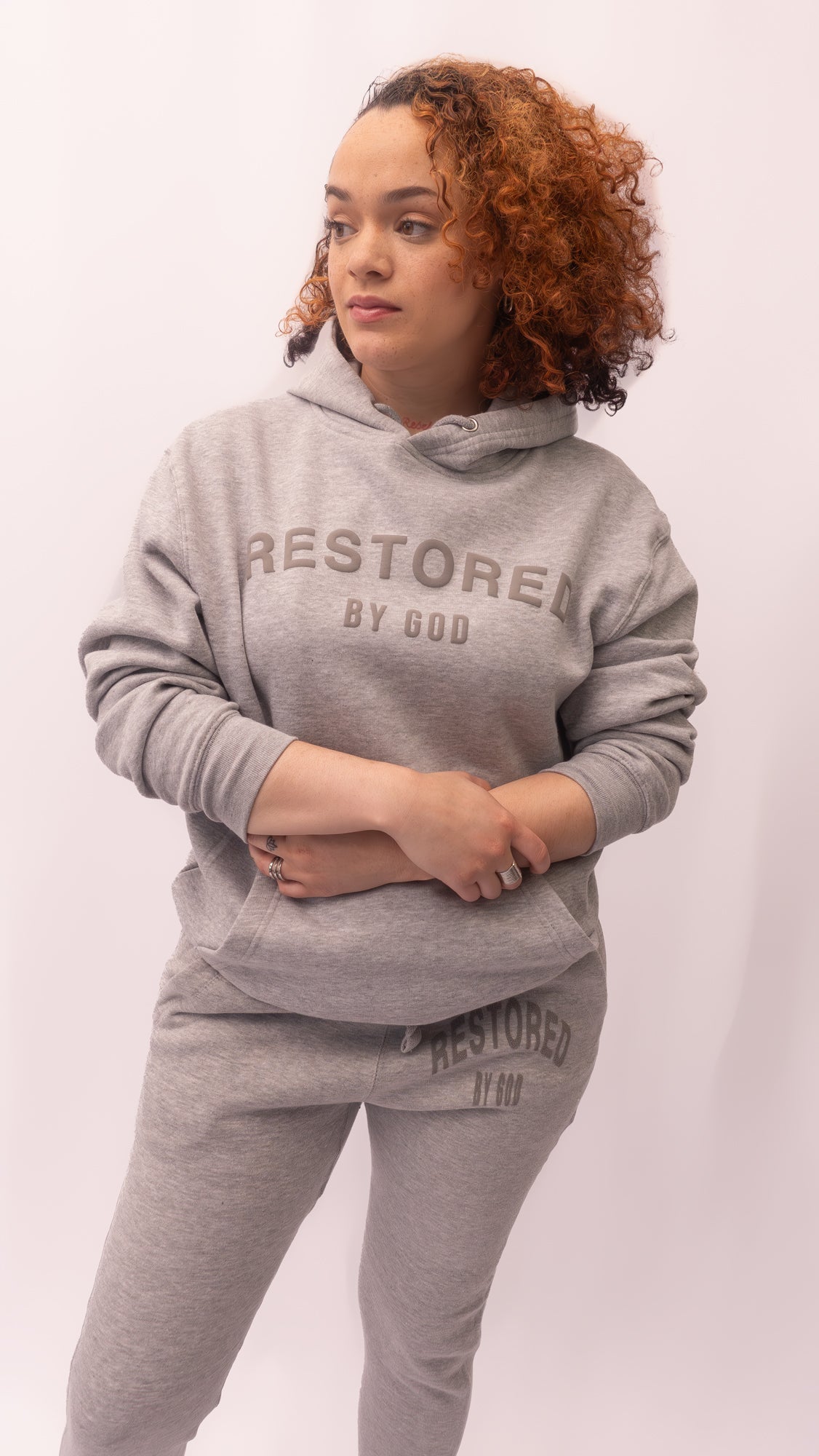 Unisex grey gray  premium urban oversized hoodie